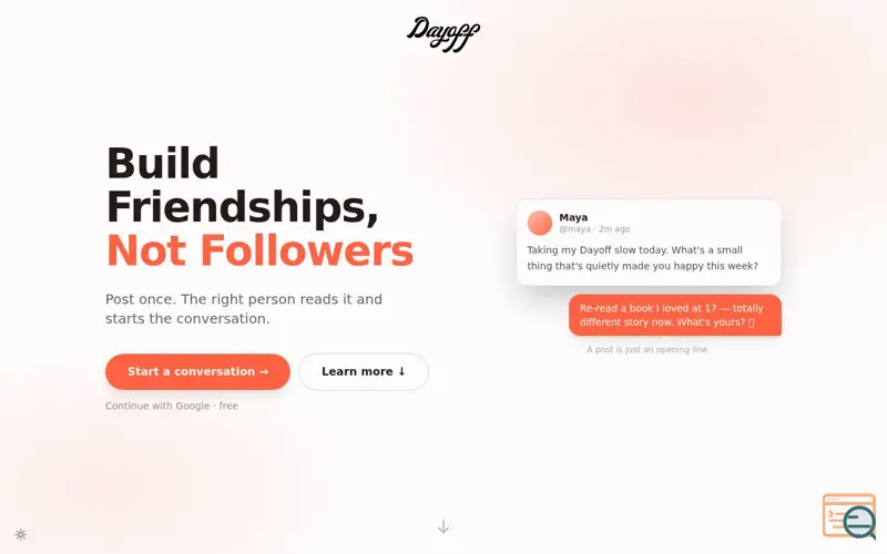 Screenshot of Dayoff