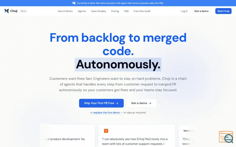 Screenshot of Choji