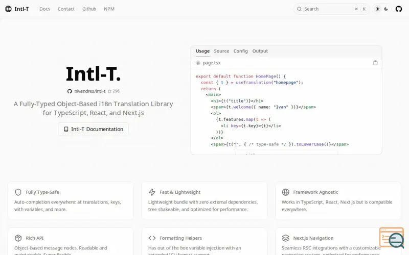 Screenshot of Intl-T.