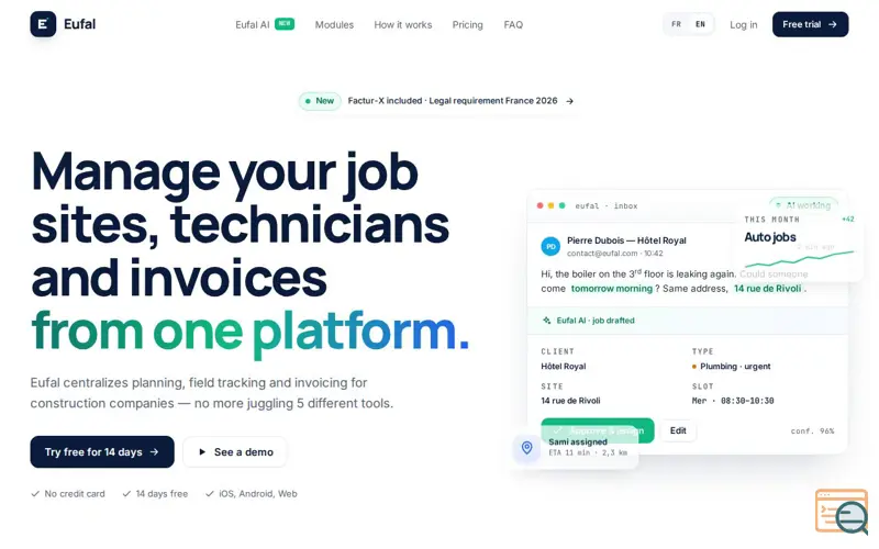 Screenshot of Eufal