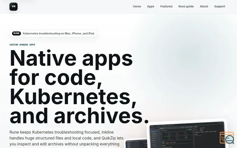 Screenshot of Inkline Text Editor
