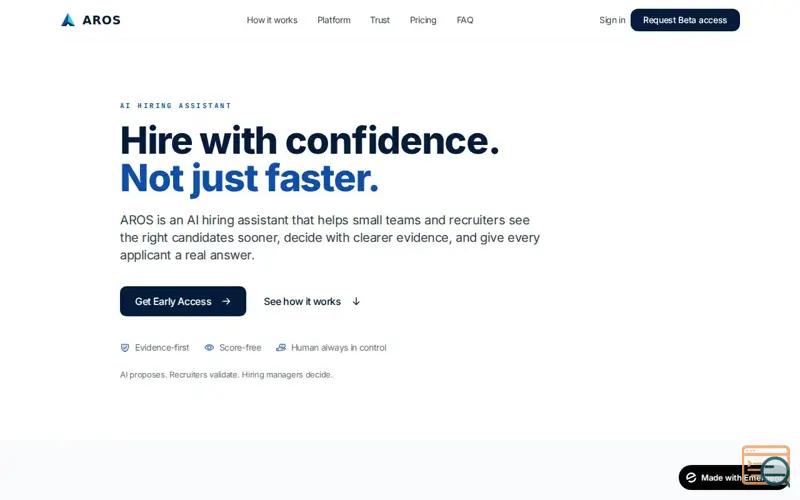 Screenshot of AROS