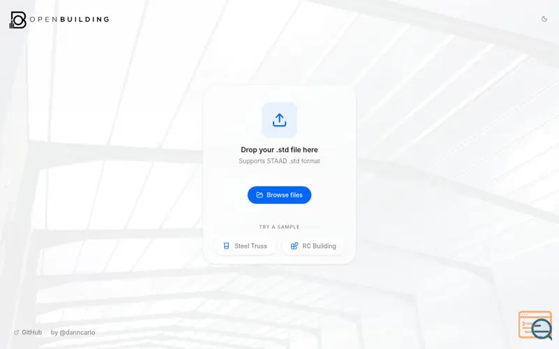 Screenshot of OpenBuilding