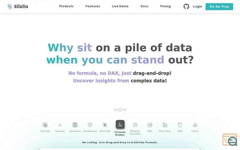 Screenshot of Silzila, a launch using Oracle Cloud DNS