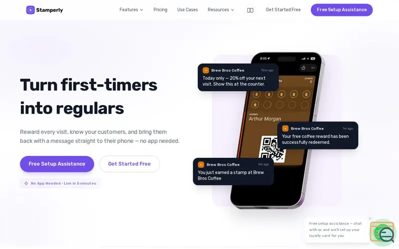 Screenshot of Stamperly