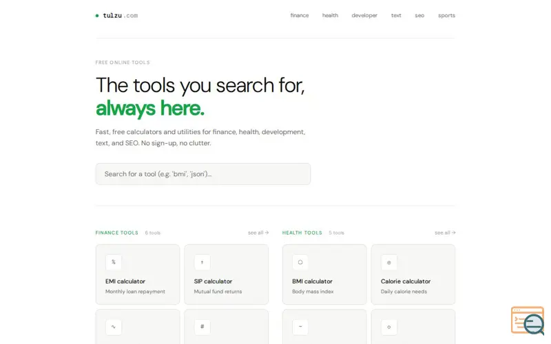 Screenshot of Tulzu