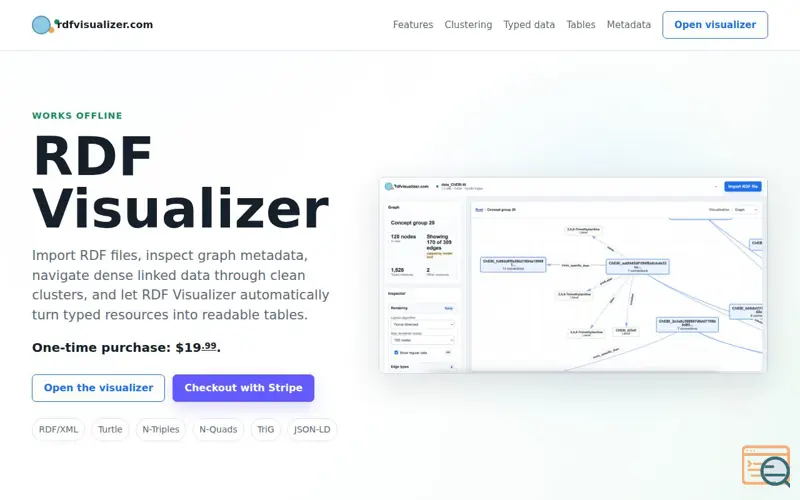 Screenshot of RDF Visualizer