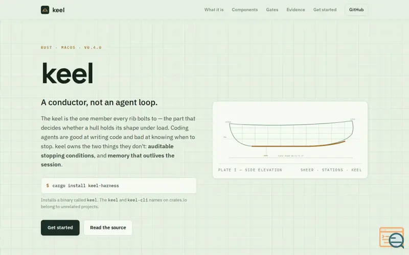 Screenshot of Keel