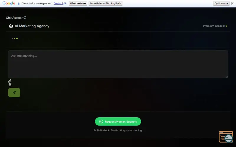 Screenshot of Get AI Stufio
