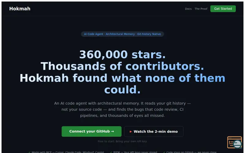 Screenshot of Hokmah