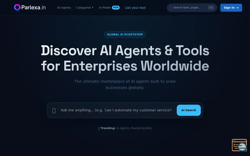 Screenshot of Parlexa
