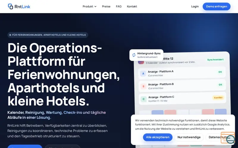 Screenshot of RntLink