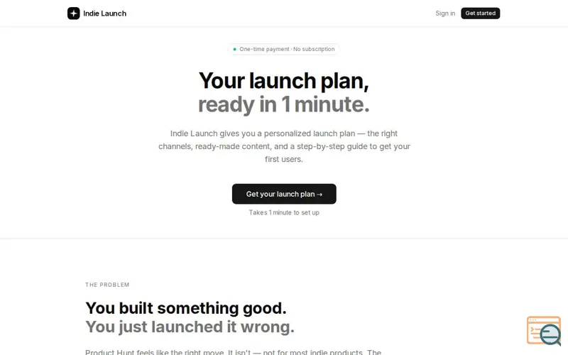Screenshot of Indie Launch
