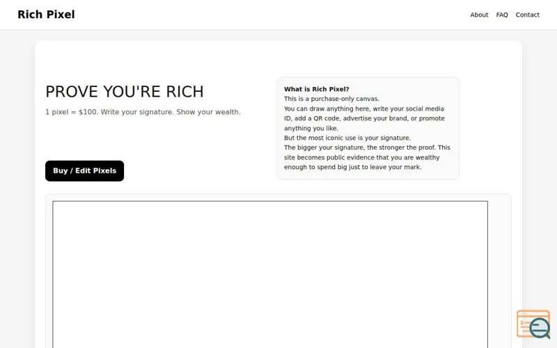 Screenshot of Rich Pixel