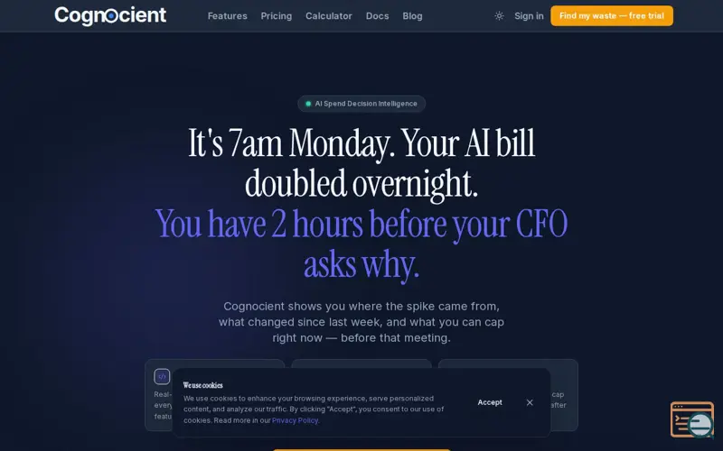 Screenshot of Cognocient