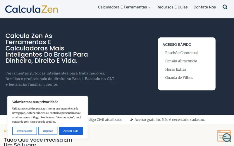 Screenshot of Calcula Zen