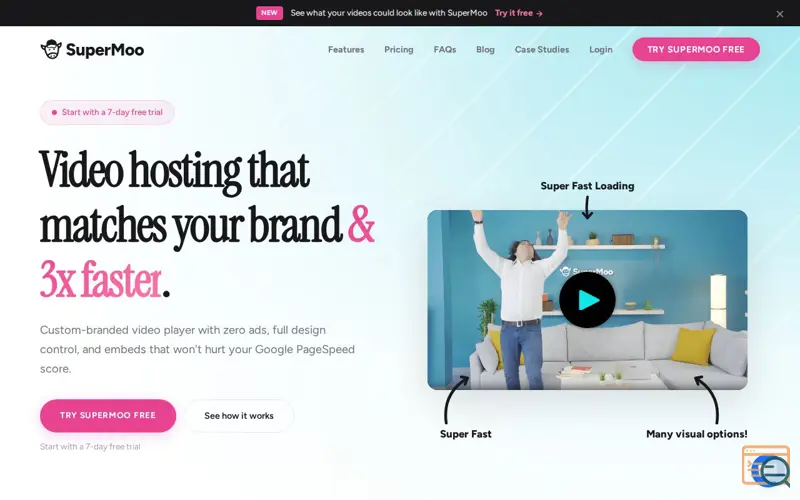 Screenshot of SuperMoo