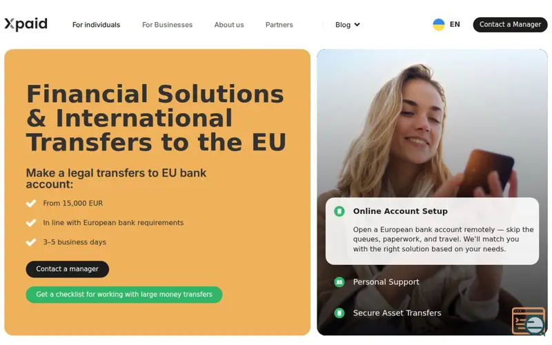 Screenshot of Xpaid, a launch using Personizely
