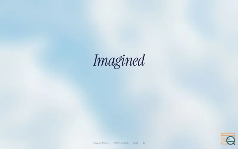 Screenshot of Imagined