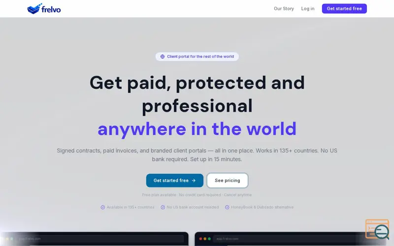 Screenshot of frelvo