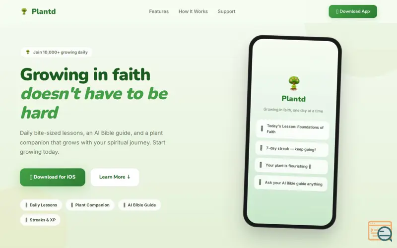 Screenshot of Plantd