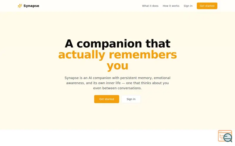 Screenshot of Synpse