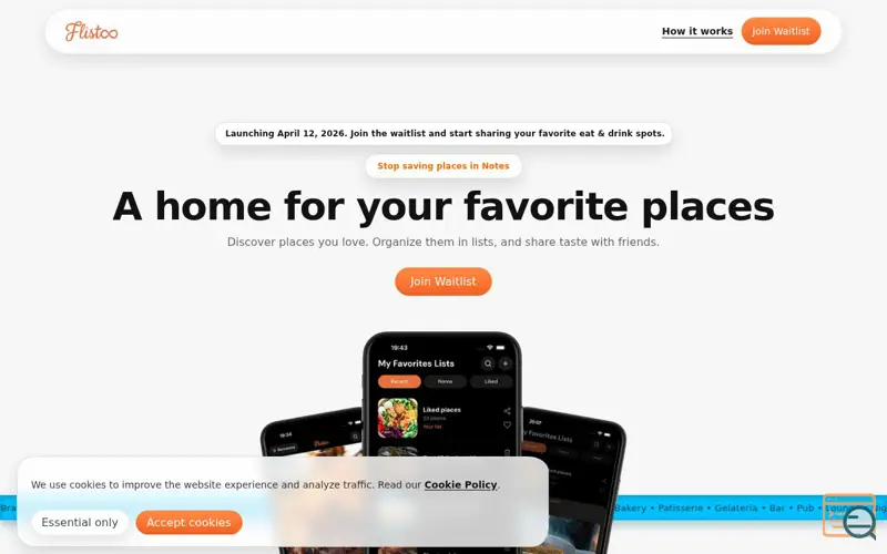 Screenshot of Flistoo