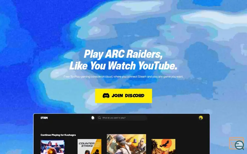 Screenshot of Storm