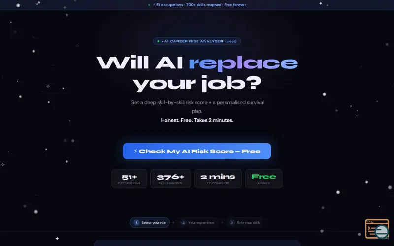 Screenshot of Will AI Replace Me