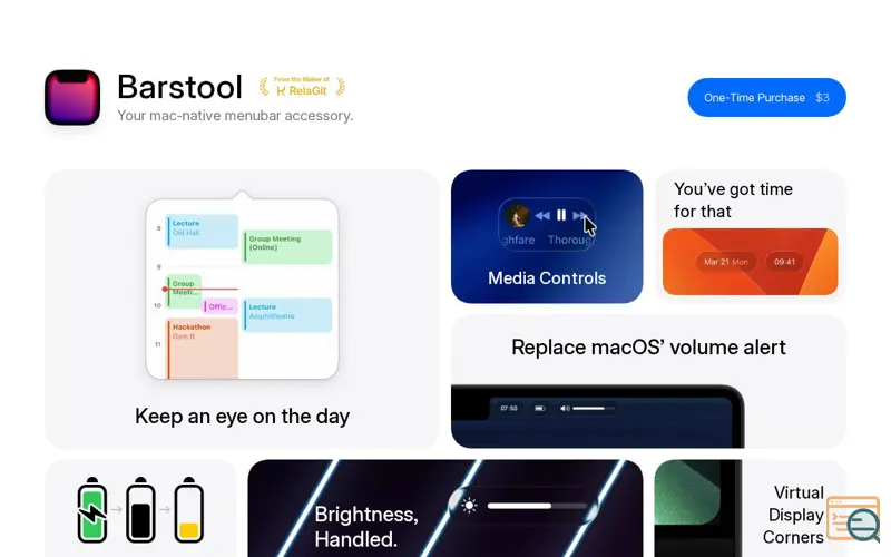 Screenshot of Barstool