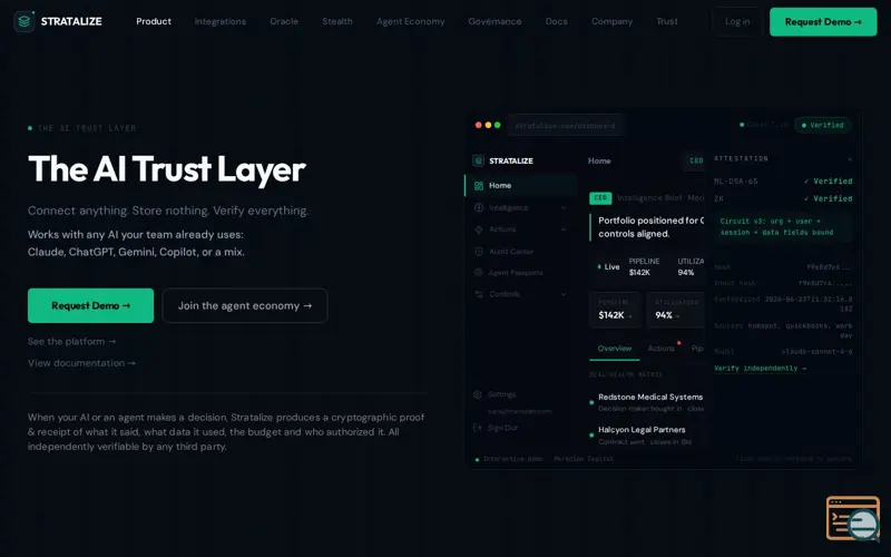 Screenshot of Stratalize