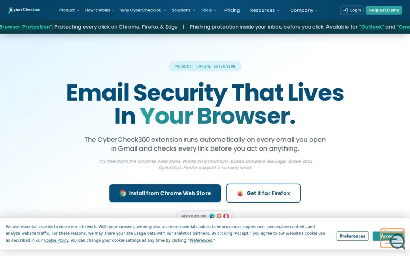 Screenshot of Gmail Email Guard
