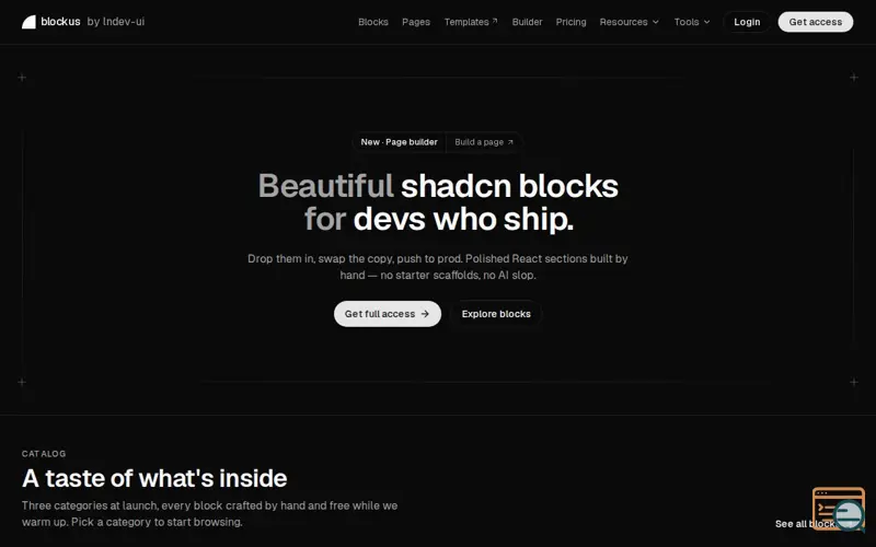 Screenshot of blockus