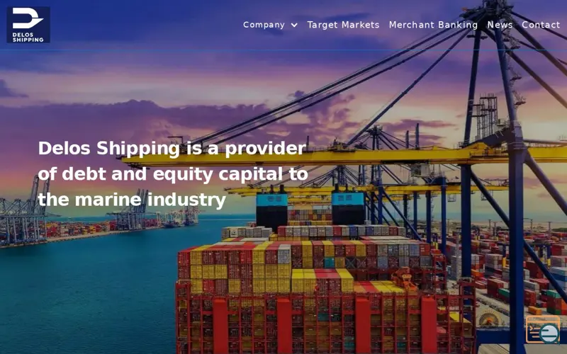 Screenshot of Delos Shipping 