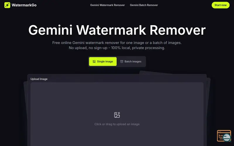 Screenshot of WatermarkGo