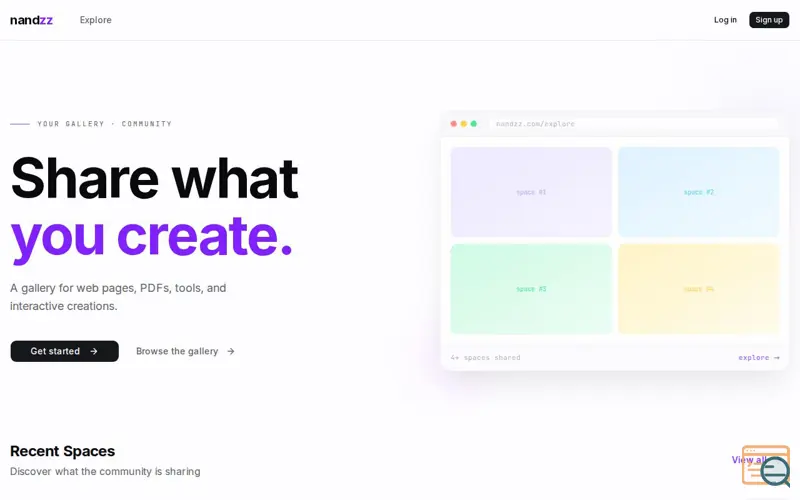 Screenshot of Nandzz, a launch using Buy Me a Coffee