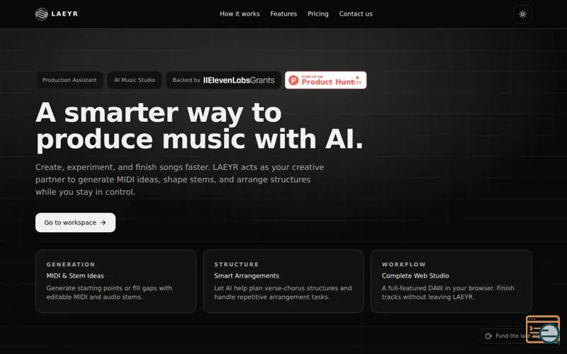 Screenshot of LAEYR