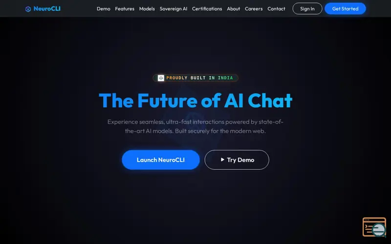 Screenshot of NeuroCLI