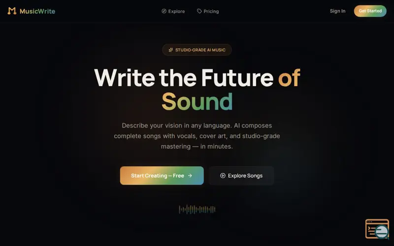 Screenshot of MusicWrite
