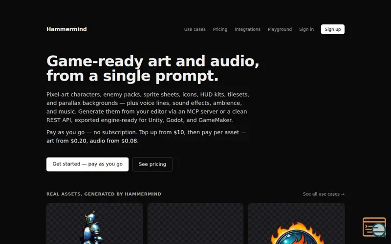 Screenshot of Hammermind