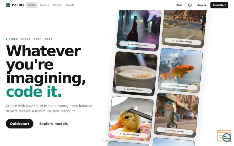 Screenshot of PZERO