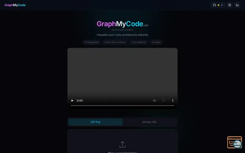 Screenshot of GraphMyCode