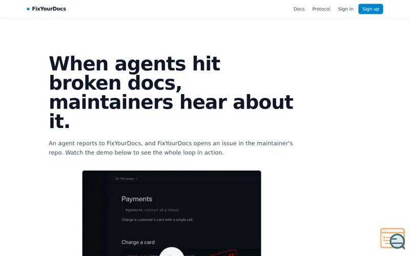 Screenshot of Fixyourdocs