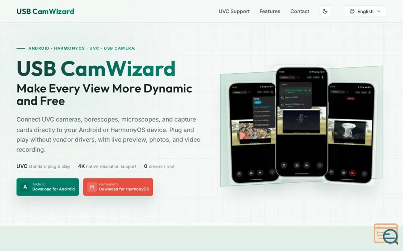 Screenshot of USB CamWizard