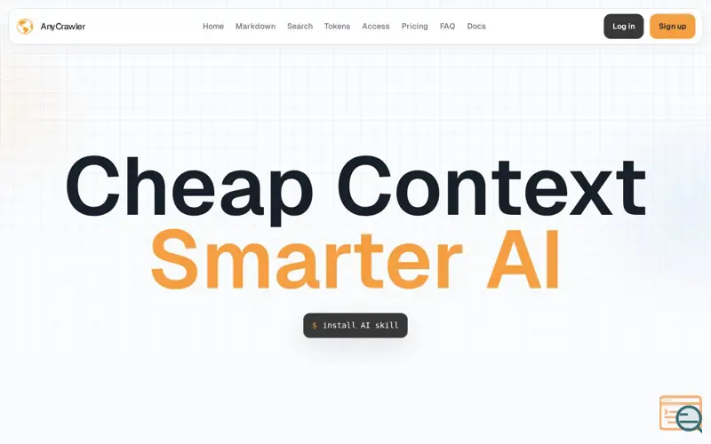 Screenshot of AnyCrawler