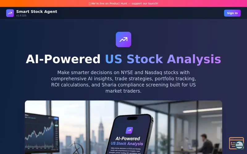 Screenshot of Smart Stock Agent