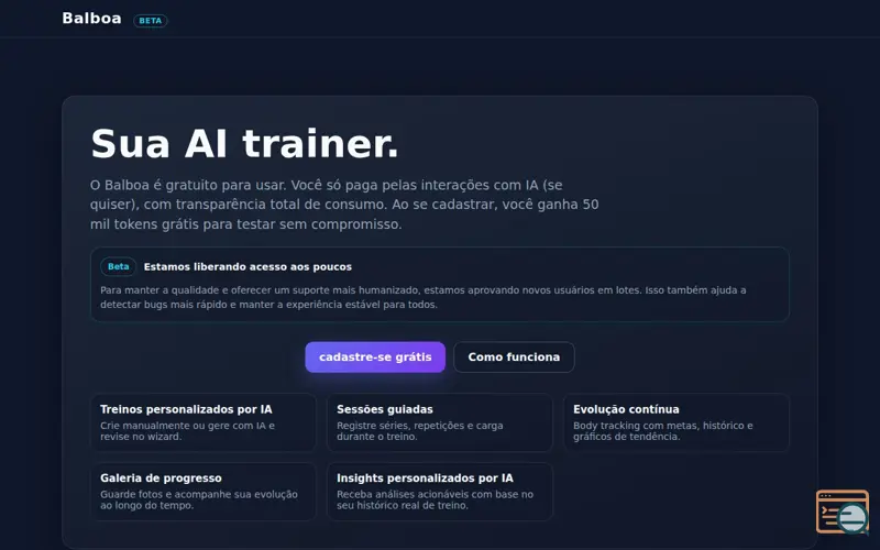 Screenshot of Balboa APP