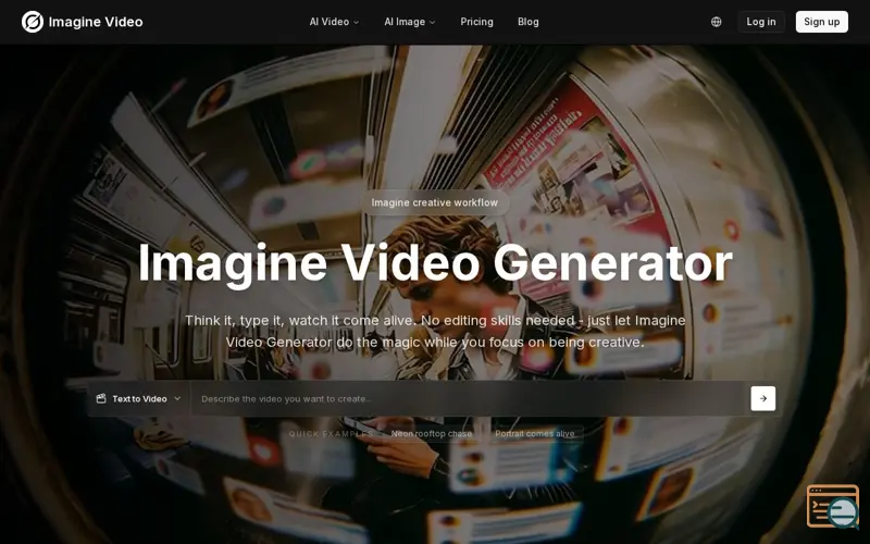 Screenshot of Grok Video Generator
