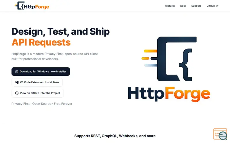 Screenshot of HttpForge