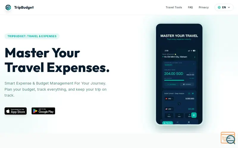 Screenshot of TripBudget: Travel & Expenses